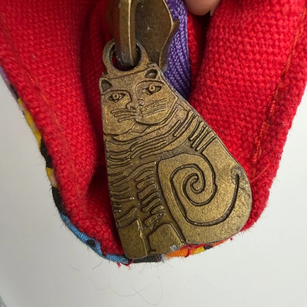 NWT Laurel Burch Cosmetic Bag Quilted Cat Pouch LB4614 Wristlet